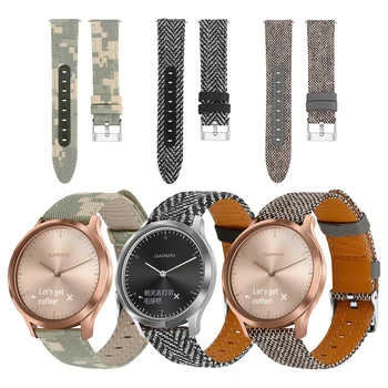 

Leisure Denim Watchband For Garmin Move HR Smart Watch Wristband For Garmin Move Style Wrist Bracelet Accessories Wriststrap