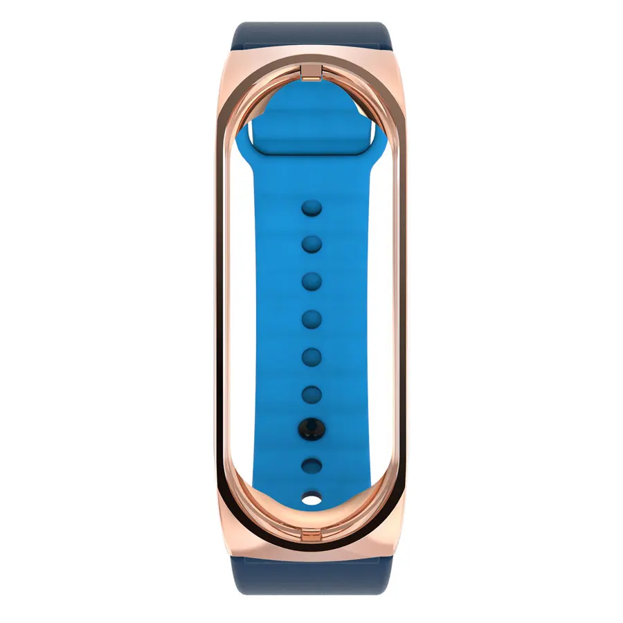 Mi Band 3 ремешок металлический Безвинтовой нержавеющей стали+ силикон для Xiaomi mi Band 3 металлический ремешок браслет mi band 3 браслеты