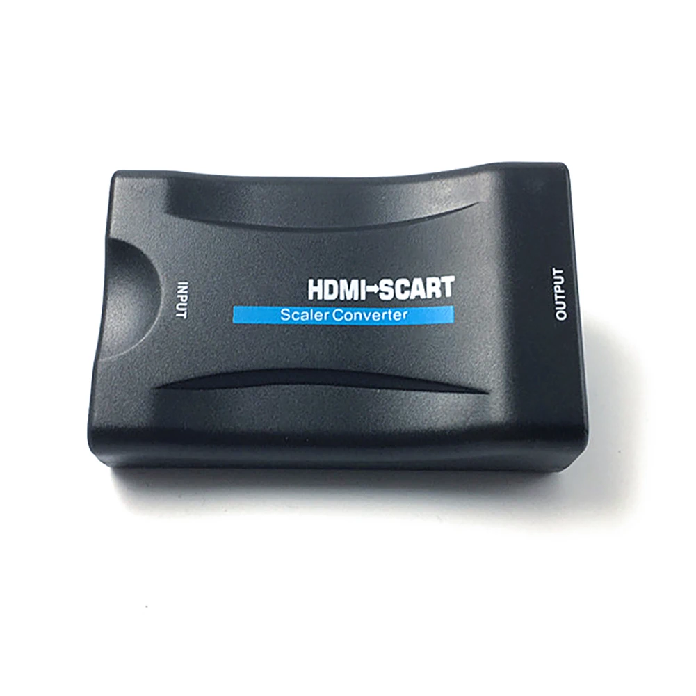 Видео конвертер из scart в hdmi стерео аудио адаптер с USB кабель приемник HD Переходник HDMI-scart композитный для смартфона HD tv DVD