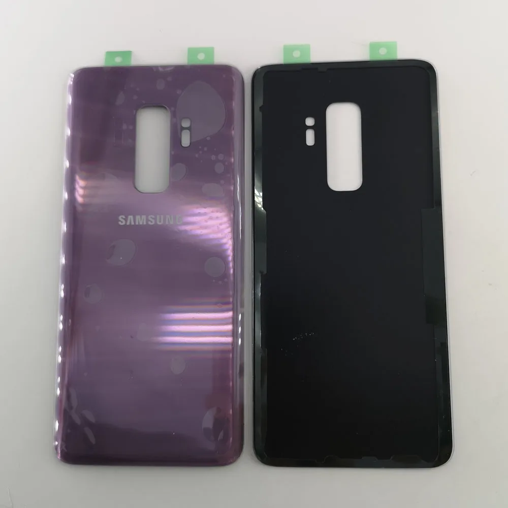 Samsung s9plus задняя крышка батарейного отсека 3D стеклянный корпус крышка для samsung Galaxy S9 Plus G965F S9+ задняя дверь+ клейкая наклейка