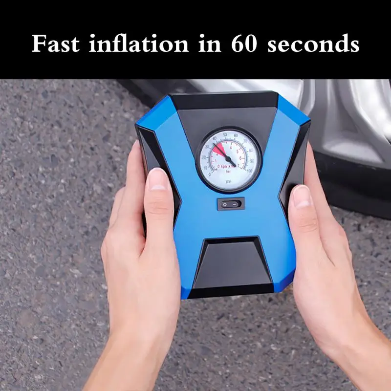 12V 45W Portable Mini Car Electric Tire Inflator Pump Air Compressor Auto High Pressure For Tires Bicycle | Автомобили и