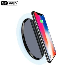 GTWIN 10 Вт Q1 K6 зеркальное Быстрое беспроводное зарядное устройство для samsung Galaxy S8/S8+ микро usb зарядное устройство для iPhone X 8 Plus зарядное устройство