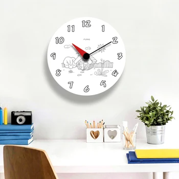 

Free Shipping Europe Brief Acrylic Mirror Wall Clock Home Decoration Living room stickers