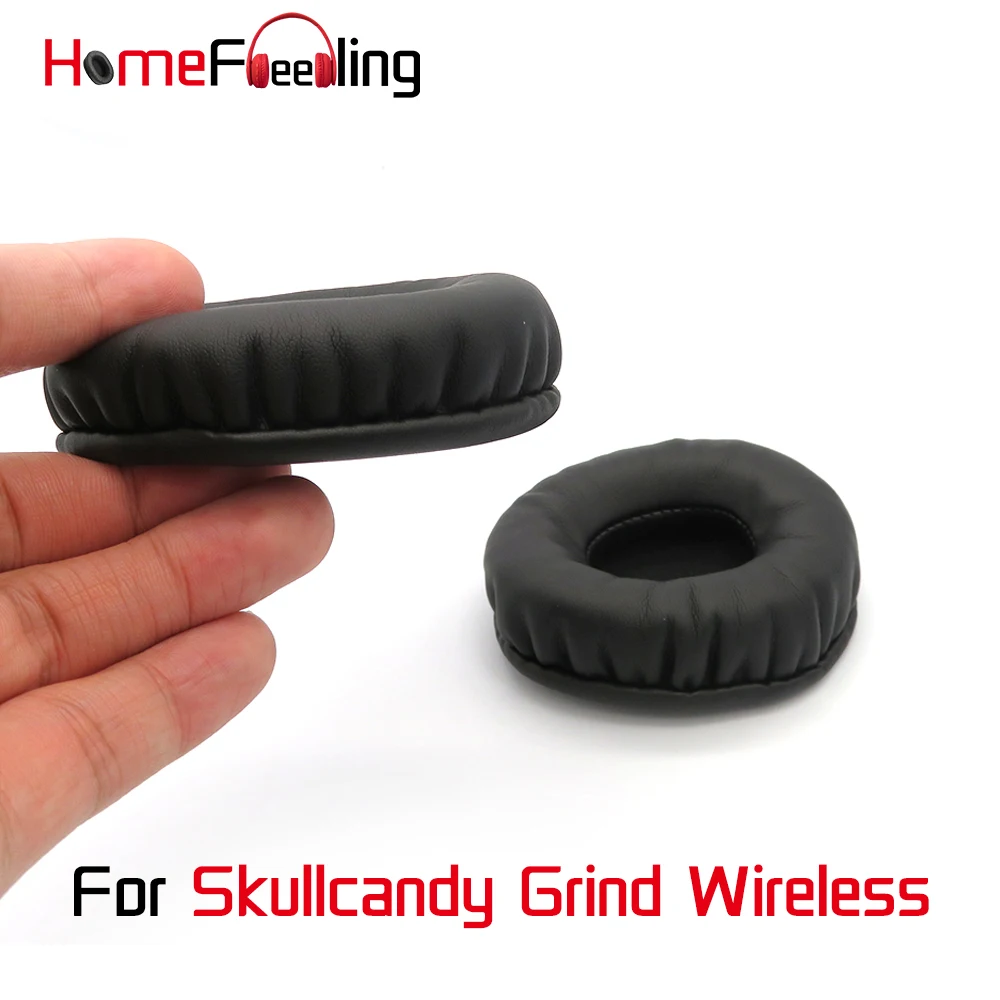 

Homefeeling Ear Pads For Skullcandy Grind Wireless Earpads Round Universal Leahter Repalcement Parts Ear Cushions