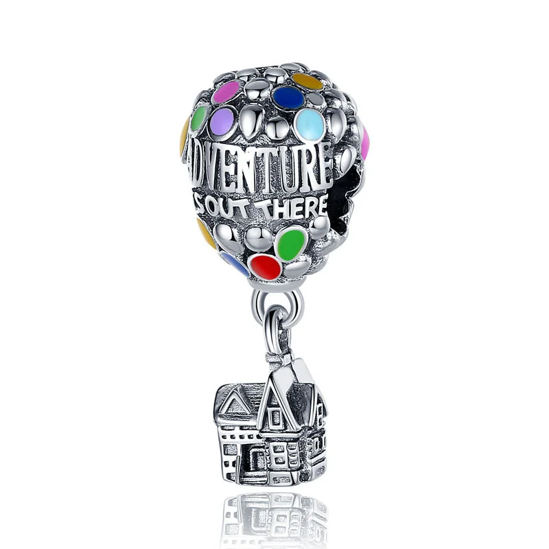 Genuine 925 sterling silver marine animal hanging bead pendant suitable for original Pandora bracelet ladies fashion jewelry