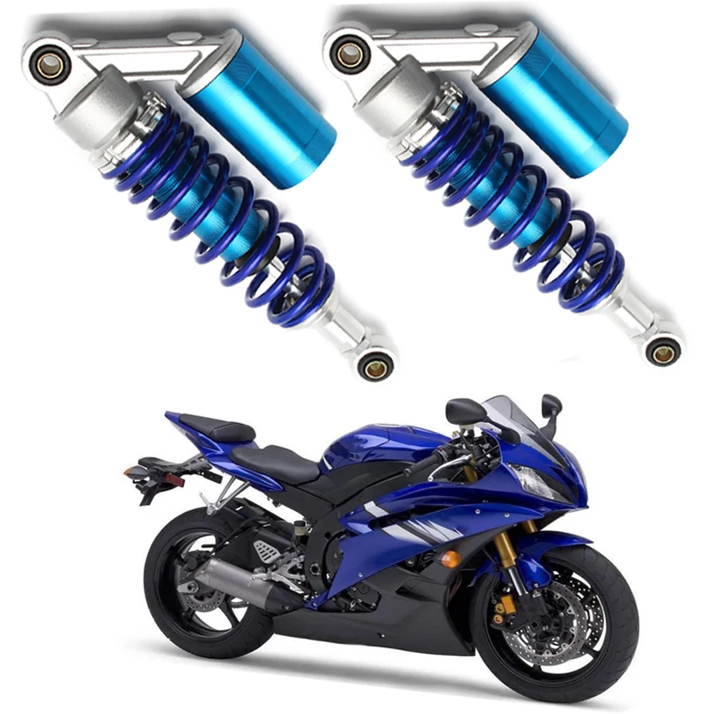 280mmSilverBlueMotorcycleAirShockAbsorberRearSuspensionATV