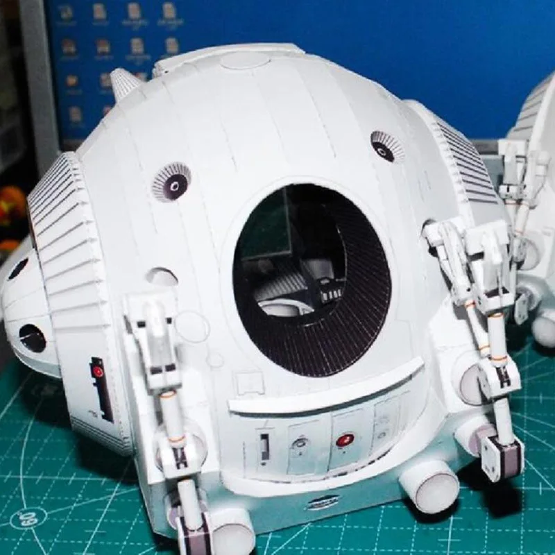 Одиночная капсула космический корабль emulatory DIY 3D бумажная карточка модель