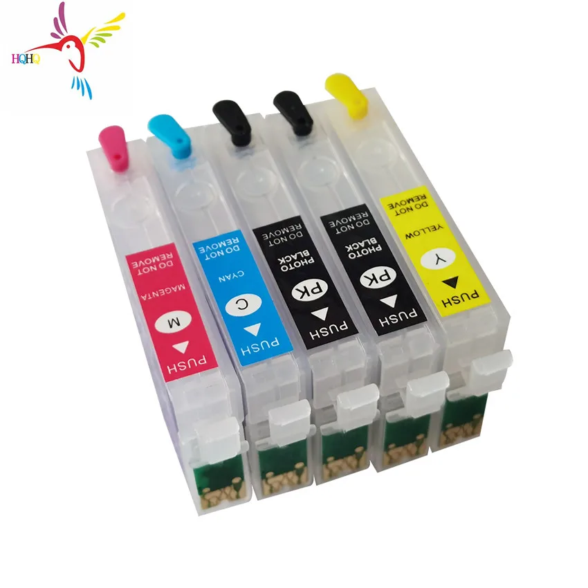 Cartucho de Tinta Recarregável com Chip Permanente para Epson Cores Conjunto T1031-t1034 T40w Tx600fw Tx550w Tx610 Tx510fn 5 - T1171 - Imagem 2