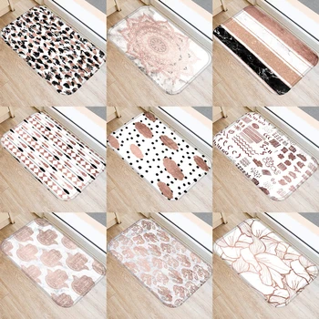 

1pcs 40*60cm Leopard Print Pattern Anti-Slip Suede Carpet Door Mat Doormat Outdoor Kitchen Living Room Floor Mat Rug 48276