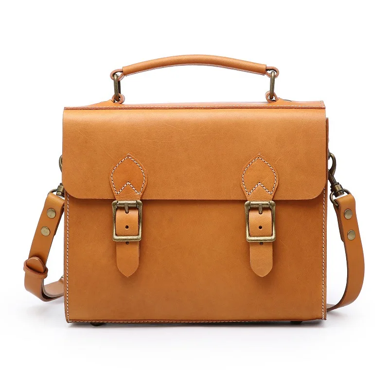 

Over-the-shoulder Bag Women's Retro Handmade First Layer Leather Bag