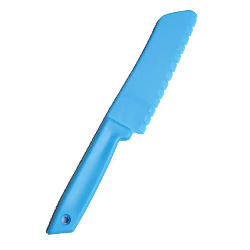 blue 2 Vacclo, кухонный нож для детей, шеф-повара, для малышей, кухонные ножи, Детские ножи для очистки овощей, PP, бытовой портативный нож для овощей и фруктов - Цвет: blue 2