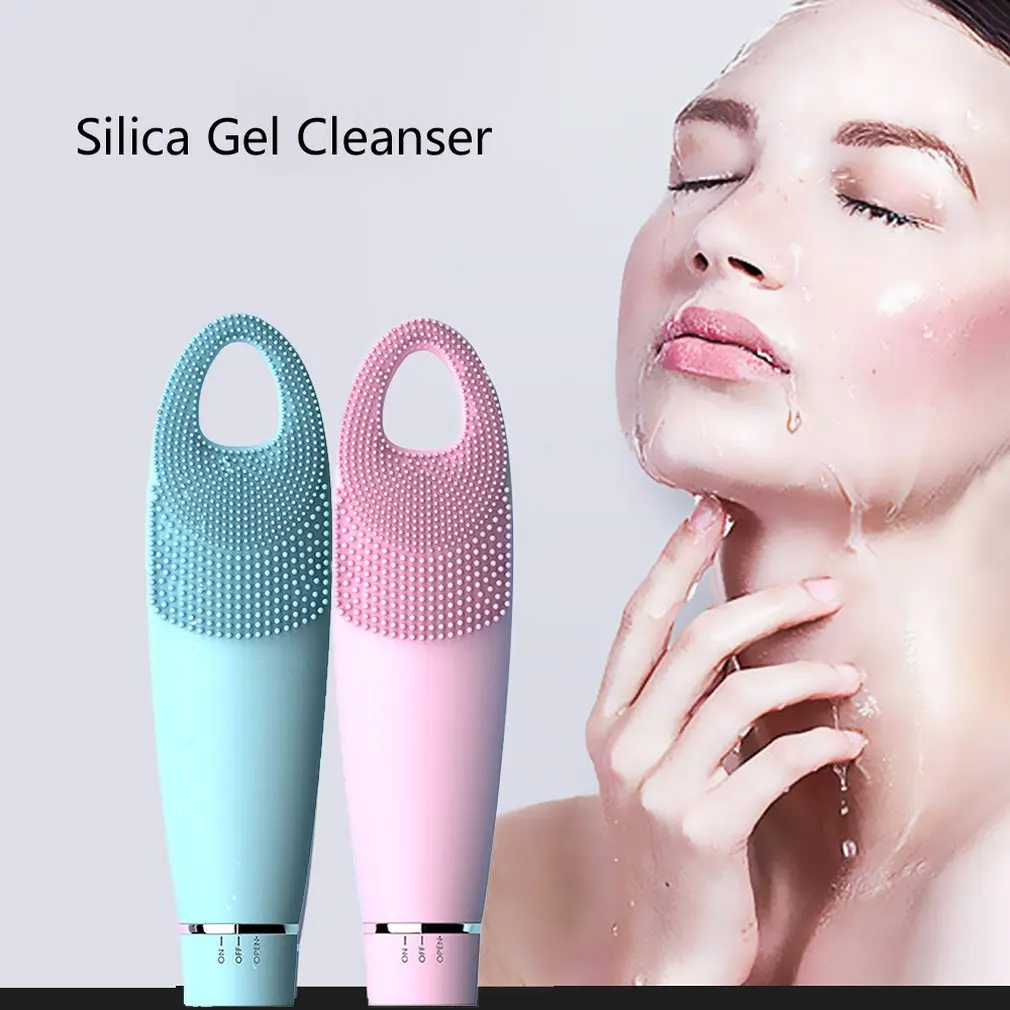 

Electric Cleansing Instrument Cleansing Pore Faces Eye Electric Ultrasonic Vibrating Waterproof Face Cleaner Beauty Tool