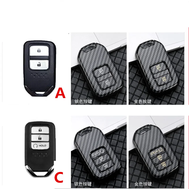 PC автомобильный чехол для дистанционного ключа для Honda Civic HRV Accord Pilot CRV City Odyssey Fit Freed Vezel Jazz TPU сумка для ключей аксессуары