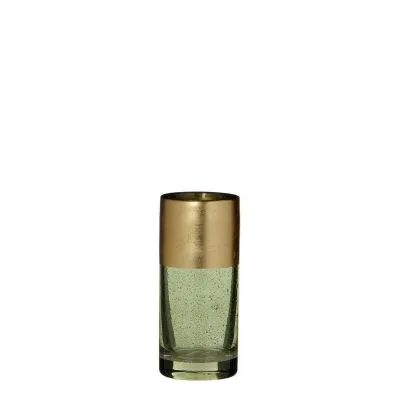 Ваза декоративная Sage, зеленая, 6х14 см