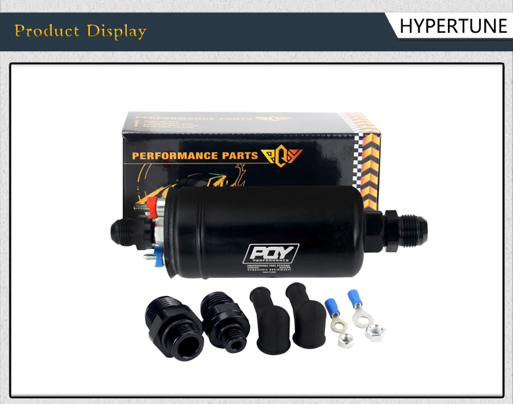 Hypertune-EFI 380LH 1000HP Высокое качество внешний топливный насос E85 совместимый 044 стиль HT-FPB003-QY
