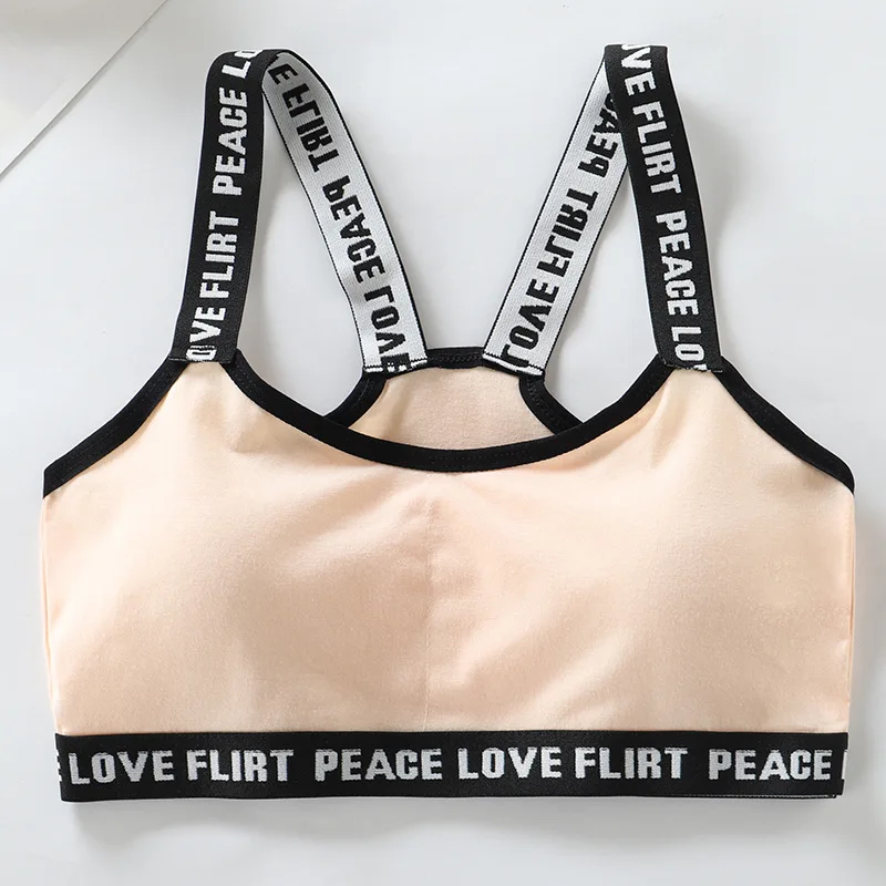 Hot sale Child Sports Bra Kids Thin Cup Young Girl Bra Modal Intimates Girls Lingerie Underwear Teenage For Children