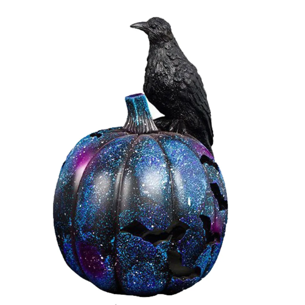 

Halloween Bat Pumpkin Lights Stereo Crow Decorative Ornaments Halloween solar light motion sensor outdoor garden Pumpkin light