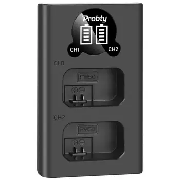 

Probty NP-FW50 NPFW50 NP FW50 LED Battery Charger For Sony A55 A37 A33 A5000 A5100 A6000 3C C3N EX 5T 5R 5TL 5D A7R A7