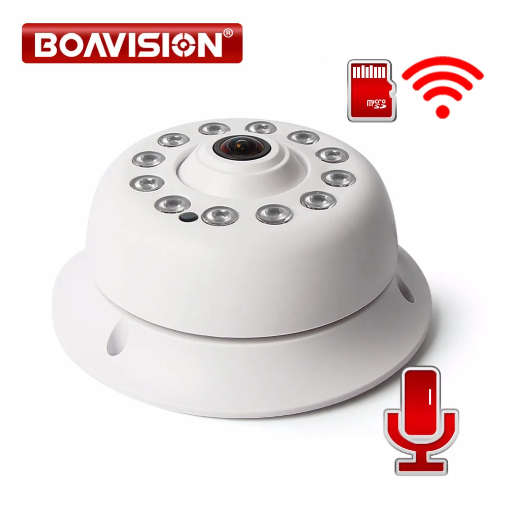 HD 1080P WIFI IP Camera Wireless 180 Degrees Fisheye Lens Audio Home Security CCTV Wi-Fi Camera ONV - 32830290574  HD 1080P WIFI IP Camera Wireless 180 Degrees Fisheye Lens Audio Home Security CCTV Wi-Fi Camera ONV - 32830290574
