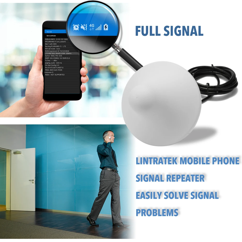 GSM 3G 4G Mobile Phone Signal Amplifier Universal Signal Booster Intelligent Repeater Kit Signal Generator Module