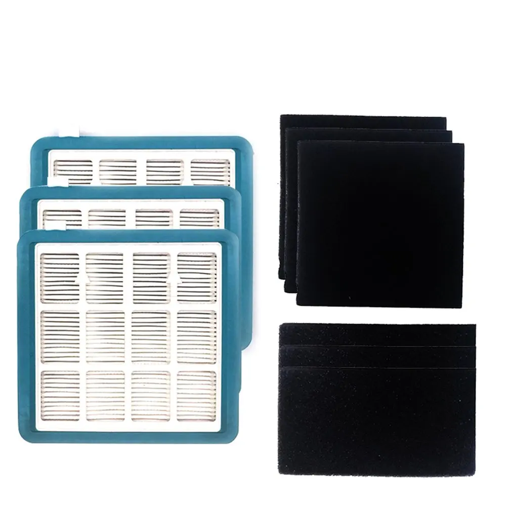 

Professional 3pcs Cleaner Hepa Filter + 3pcs Filter Cotton with High Efficient for D-928 D-929 Vacuum Cleaner Parts