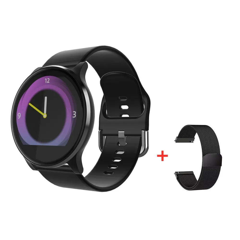 add steel strap HT06 спортивные Смарт-часы для женщин ЭКГ мониторинг сердечного ритма для Android IOS Телефон Модные умные часы Bluetooth часы PK KW19 Q8 - Цвет: add steel strap