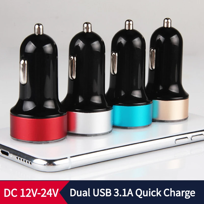 Зарядное устройство для автомобильного прикуривателя с двумя USB портами