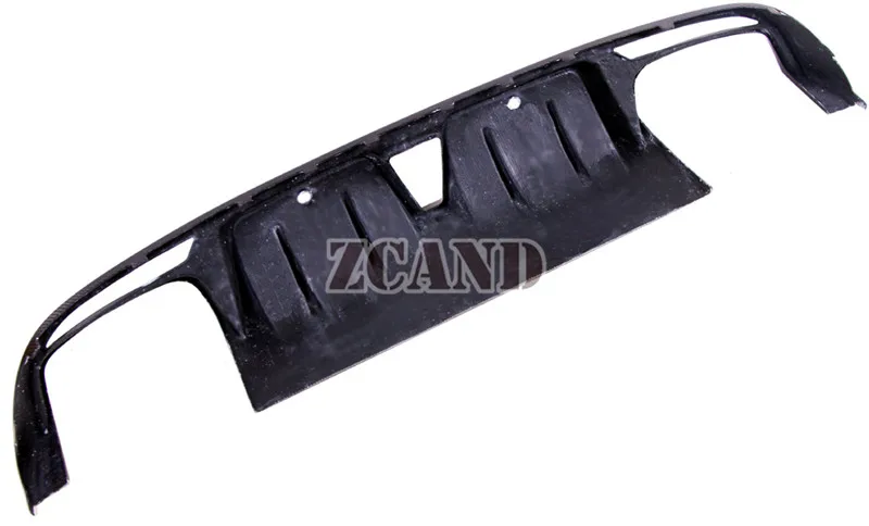 Real Carbon Fiber Rear Bumper Lip Diffuser for Mercedes Benz C Class W205 C200 C300 C63 AMG 14-19