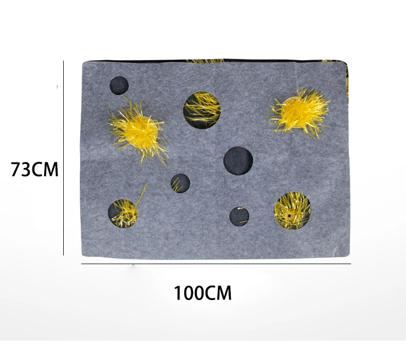 Многофункциональная игрушка для кошек из шерсти фетр свободно наклеивается создать пространство коврик для кошек товар для животных
