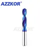 Carbide Alloy Drill Tungsten Steel Hard Stainless Blue Nano Coating Straight Handle Solid Monolithic Drill For CNC Lathe Machine ► Photo 2/6