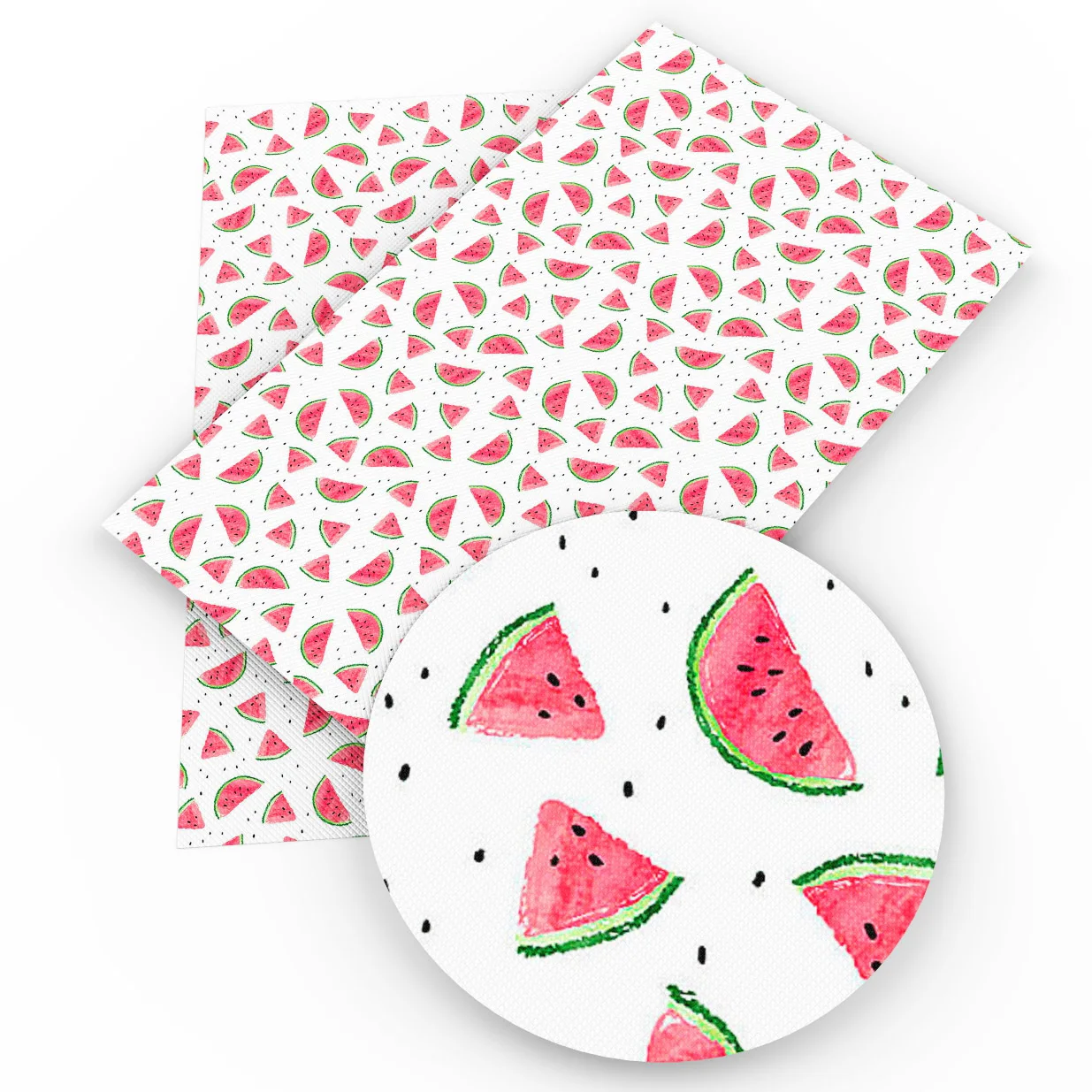 Дэвид Энджи 20*33 см с цветочным принтом арбуз Синтетическая кожа ткань 1 шт DIY