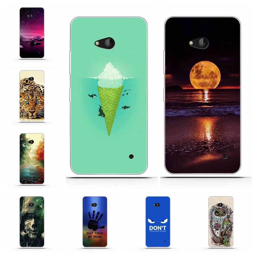 

For Microsoft Lumia 640 Cover Slim Soft Silicone For Microsoft Lumia 640 Case Words Patterned For Microsoft Lumia 640 Shell Bag