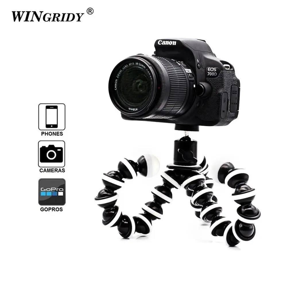  Octopus Flexible Big L Tripod Stand Gorillapod for Phone Telefon Mobile Phone Smartphone Dslr and C
