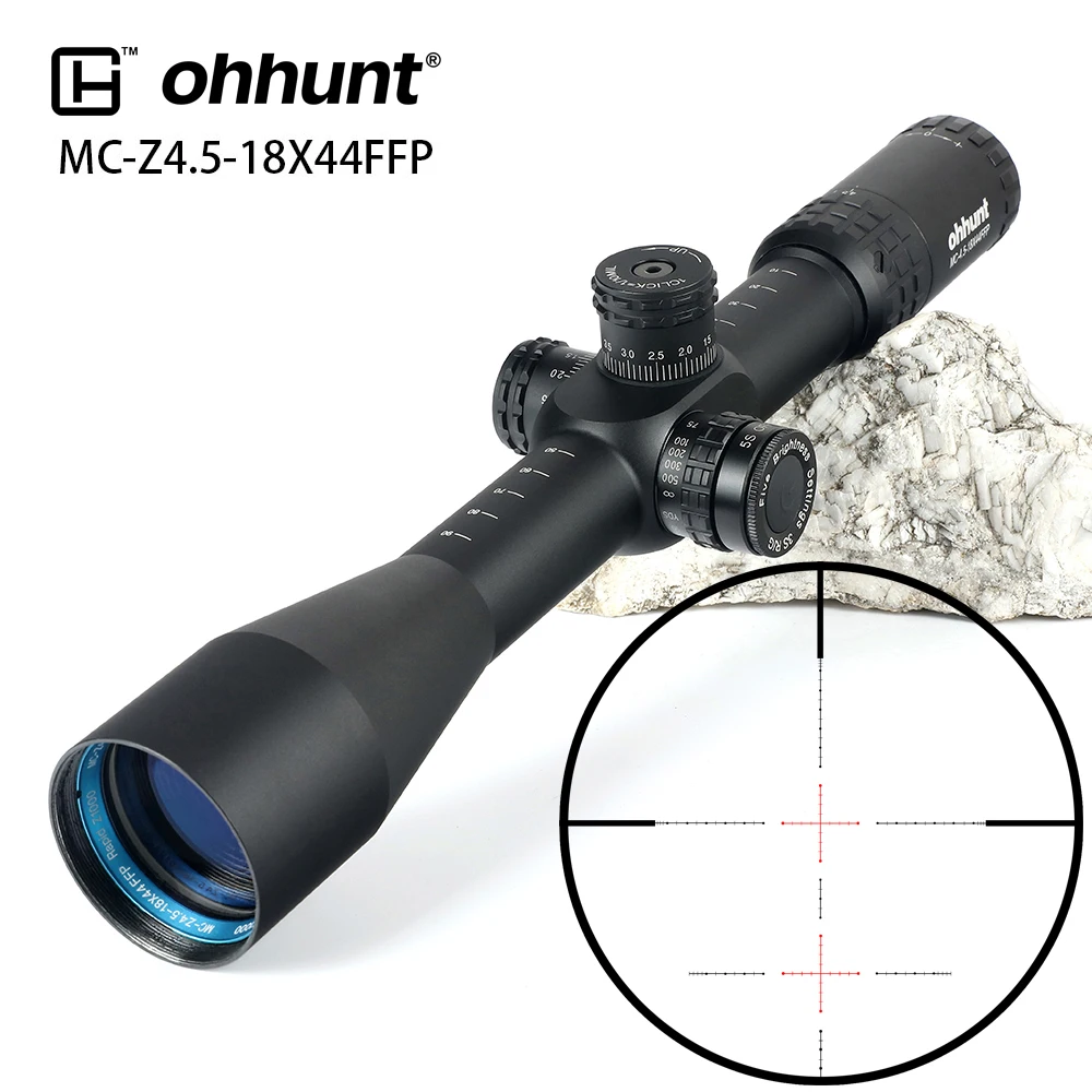Ohhunt MC Z 4 5 18X44 FFP первый фокусный самолет охотничий оптический прицел Сторона