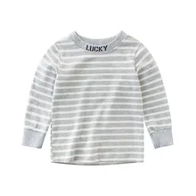 Boys Tops Kids Clothes Fall Casual Striped Long Sleeve T Shirts Children Clothing 2 3 4 5 6 7 8 Years Kid T-shirts for Boy