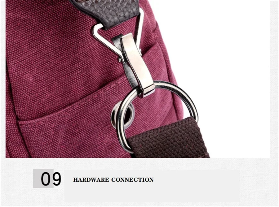 2019 High Quality Canvas Woman Bags Portable Retro Style Canvas Bag Outdoor Travel Leisure Shopping Shoulder Woman Crossbody Bag