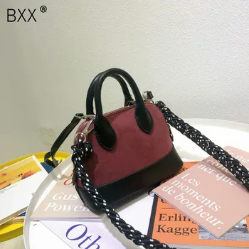 

[BXX] Brand Designer PU Leather Crossbody Bags For Women 2020 Small Shoulder Messenger Shell Bag Lady Handbags And Purses HI607