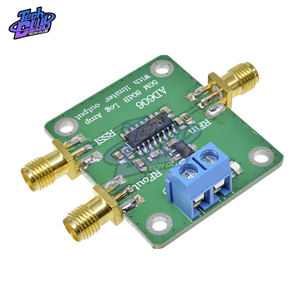 

AD606 Logarithmic Detector Module 80dB Demodulation Logarithmic Amplifier Adjustable Amplitude Output Low Power Amplifier
