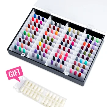 

Fake Nail Tips Storage Box 44 Compartments Nail Tips Color Display Holder Nail Art Decoration Container False Nail Display