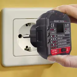 Socket With Voltage Display GFCI Circuit Polarity Model Line EU HT106DCircuit Zero Fault Plug Detector Ground UK HT106B Liv N2F4 Socket With Voltage Display GFCI Circuit Polarity Model Line EU HT106DCircuit Zero Fault Plug Detector Ground UK HT106B Liv N2F4