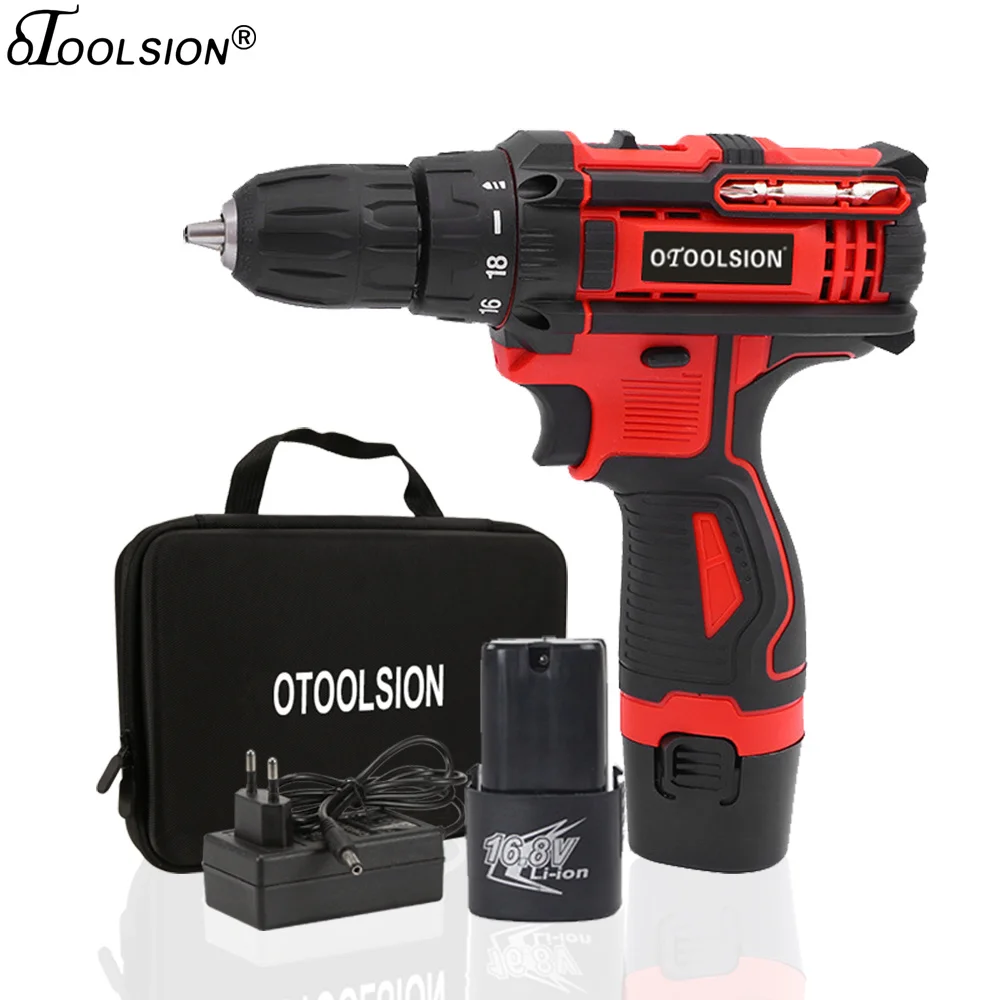 New 1500Mah 16.8V Drill Screwdriver Cordless Drill Power Tools Electric Screwdriver Drill For Drilling In Steel Wood Ceramic