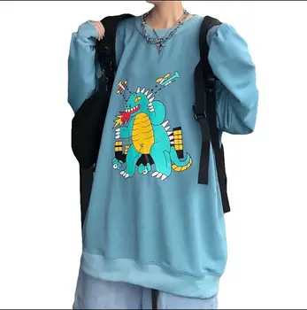 

Harajuku autumn new cartoon loose pullovers sweatshirt women