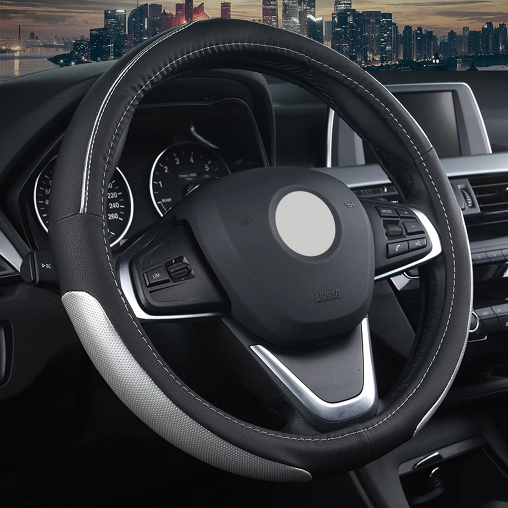 Универсальные аксессуары для интерьера чехол на руль подходит для Citroen C1 C3 C4 кактус C4 C3 Aircross C4 Picasso Berlingo Jumpy и т. Д