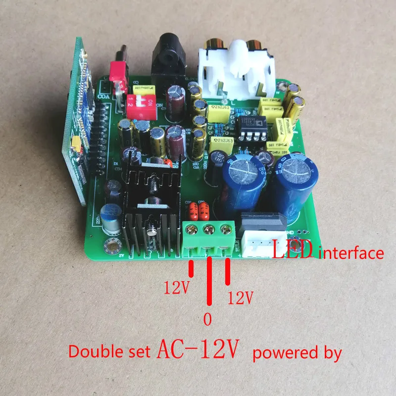 GHXAMP CSR8675 Bluetooth 5.0 Decoding Board AK4493 Decode Audio (Optical fiber + Bluetooth ) Two way Inputs Support APTX-HD