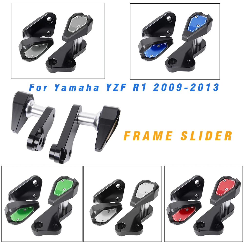 Motorcycle Engine Frame Sliders Crash Falling Protectors for Yamaha YZF R1 YZFR1 YZF-R1 2009 2010 2011 2012 2013 Accessories | Автомобили