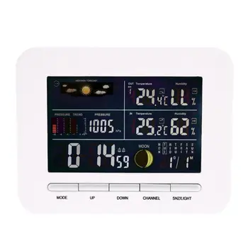 

European standard multi-function wireless weather station clock barometer