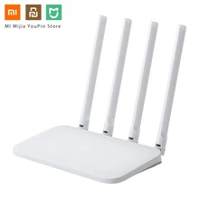 Xiaomi Mi Wi-Fi роутер 4C 64 ram 802,11 b/g/n 2,4G 300 Мбит/с беспроводные роутеры повторитель 4 антенны Смарт-приложение контроль