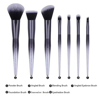 

7 pcs Makeup Brushes Set For Foundation Powder Blush Eyeshadow Concealer Lip Eye Make Up Brush Cosmetics Tools