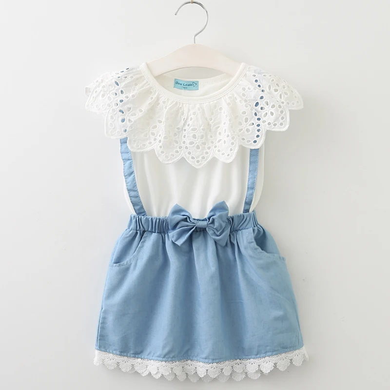 Mayfair Cabin/Новое милое платье для девочек, платье для детей 3-7 лет, детское кружевное платье без рукавов бант, летнее платье, прекрасная одежда для девочек