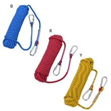10 мм верёвка для скалолазания на открытом воздухе 10-20 м безопасная верёвка для скалолазания на открытом воздухе скалолазания спасательный нейлоновый Канат